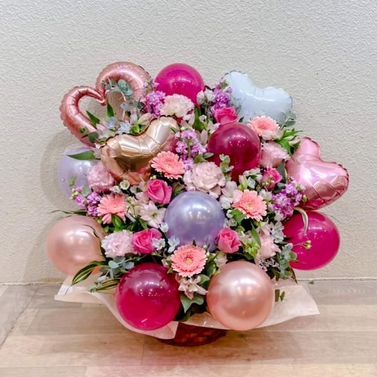 バルーンアレジメント バルーンアレンジメント フラワーギフト バルーン 祝電 電報