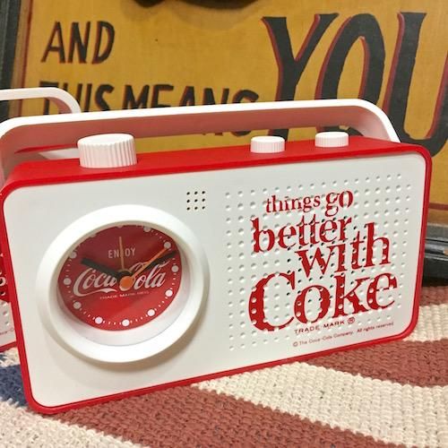 アメリカン雑貨☆コカコーラ グッズ coco cola Radio＆Alarm Clock