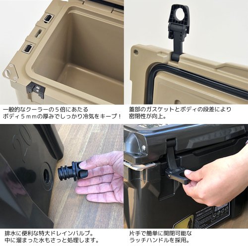 ICE AGE(アイスエイジ)クーラーボックス 35QT - 山とアウトドアの店