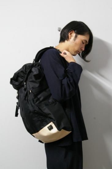 M.U.G(マグ) × PORTER/Louis Pc Back Pack Large/Black/Natural 通販