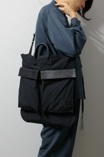 M.U.Gマグ × PORTER/Wrinkles Helmet Bag/Black 通販 取り扱い