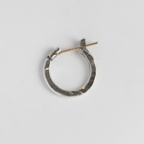 VIVIFY(ビビファイ)/k18goldpost Hammered Hoop Pierce(S)　ピアス　フープピアス　商品ページ　通販　取り扱い