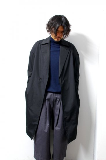 SHINYA KOZUKA(シンヤコズカ)/TRENCHISH(WEATHER CLOTH)/Black 通販 