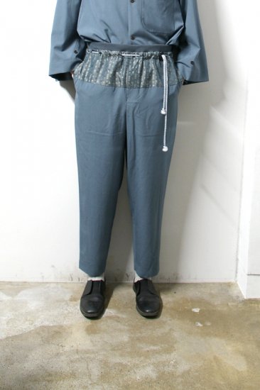 ETHOSENS(エトセンス)/Tropical Relax pants/Saxe Blue 通販 取り扱い