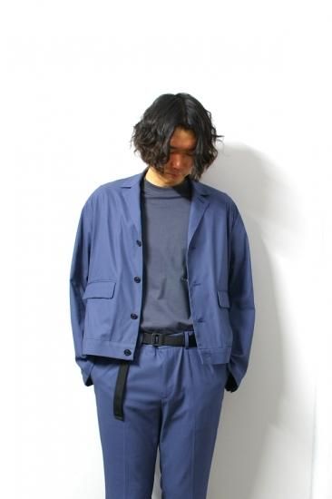 URU(ウル)/COTTON SHORT JACKET/Gray 通販 取り扱い-CONCRETE RIVER