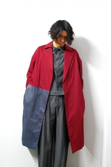 SHINYA KOZUKA(シンヤコズカ)/TRENCHISH/Maroon × Charcoal 通販 ...