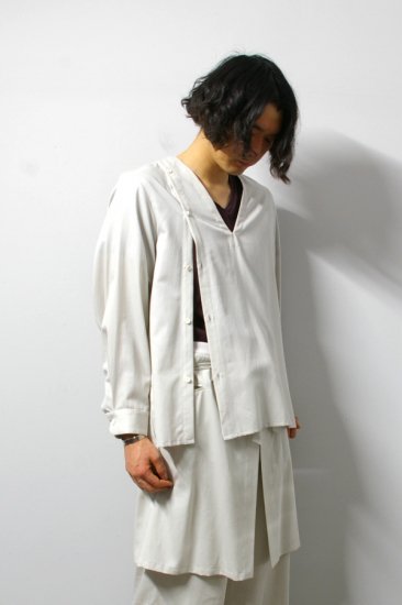 ETHOSENS(エトセンス)/V-neck pullover shirt/Gureju 通販 取り扱い 