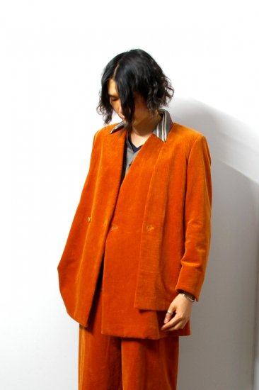 ETHOSENS(エトセンス)/Colorless layer jacket/Orange 通販 取り扱い