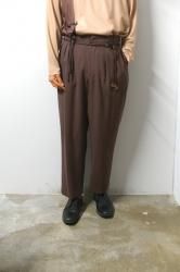 ETHOSENS(ȥ)/Drawcode slacks/Burgundy