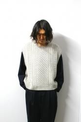 URU()/KNIT VEST(TYPE B)/L.Gray