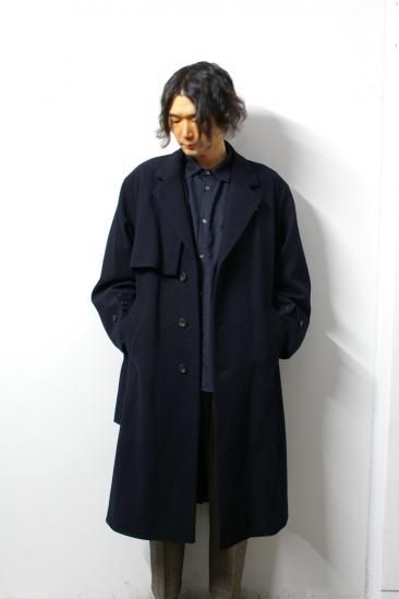 stein(シュタイン)/LAY CHESTER COAT/Dark navy 通販 取り扱い ...