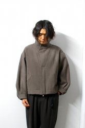 stein(シュタイン)/OVER SLEEVE BOA MELTON JACKET/K.Gray 通販 取り扱い-CONCRETE RIVER