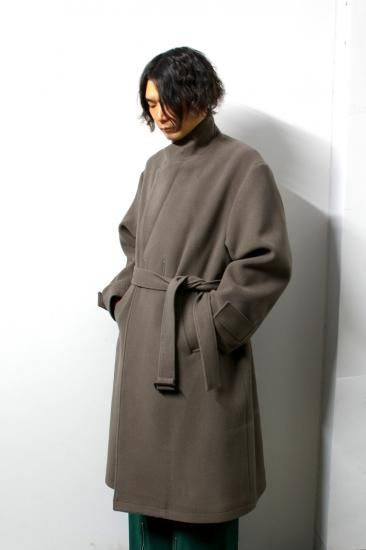 stein oversized less coatmasu - トレンチコート