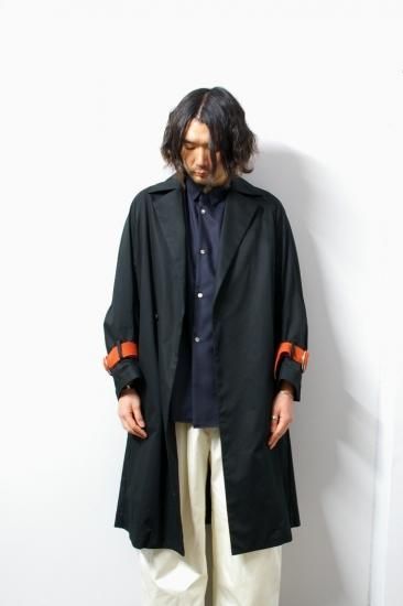 SHINYAKOZUKA シンヤコズカ TRENCH-ISH BLACK - トレンチコート