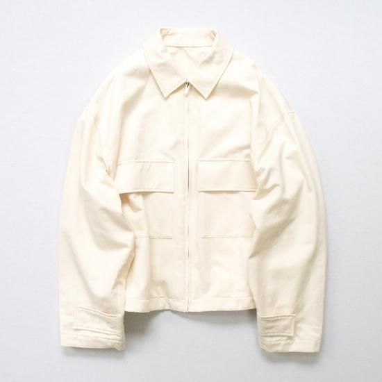 63800円【stein】OVER SLEEVE ZIP JACKET