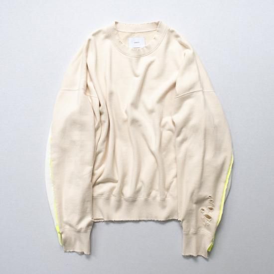 stein(シュタイン)/DOUBLE PATTERN REBUILD SWEAT LS/Off white 通販