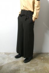 ETHOSENS(エトセンス)/High waist trousers/Dark brown