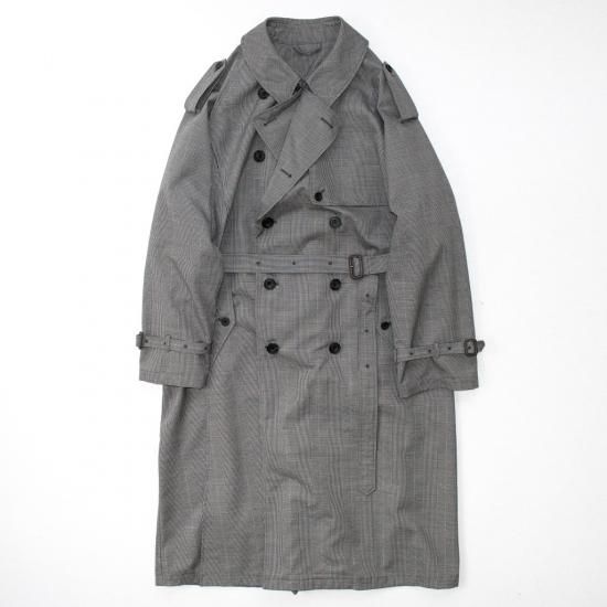 stein(シュタイン)/DOUBLE SHADE TRENCH COAT/Glen check 通販