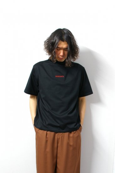 ETHOSENS(エトセンス)/High neck T shirt/Black 通販 取り扱い ...