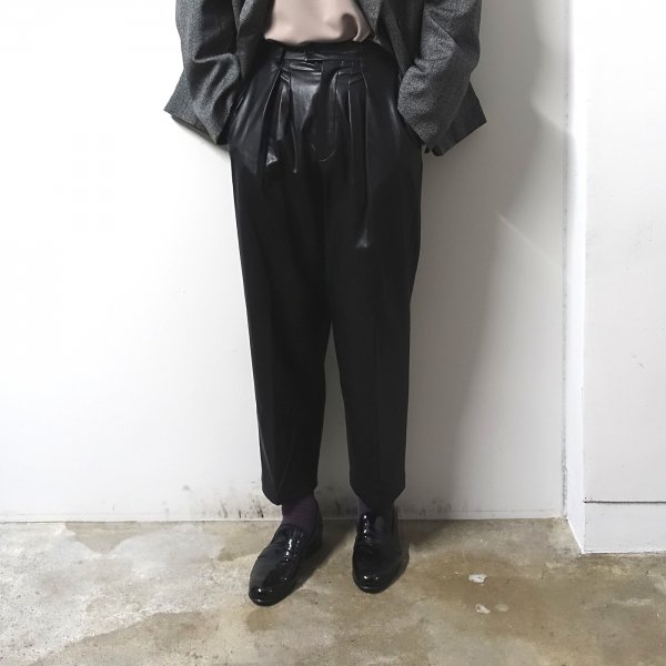 stein(シュタイン)/EX WIDE TAPERED TROUSERS/Black 通販 取り扱い 