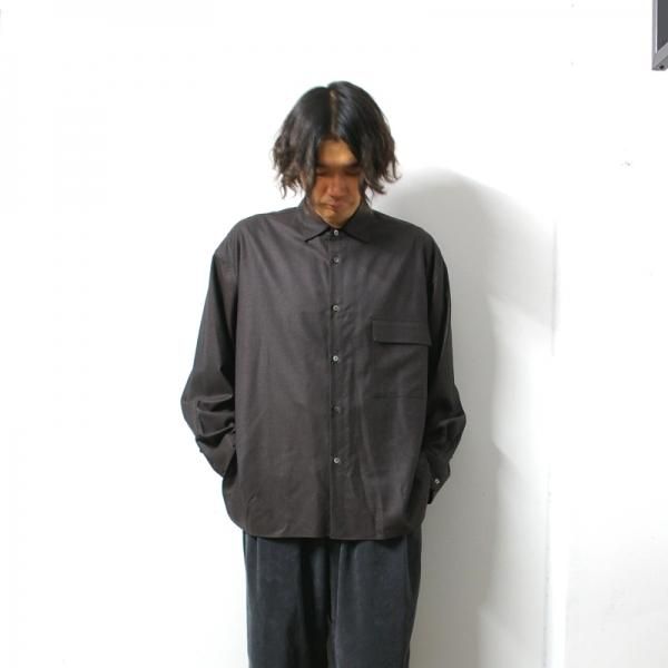 stein シュタイン OVERSIZED DOWN PAT SHIRT