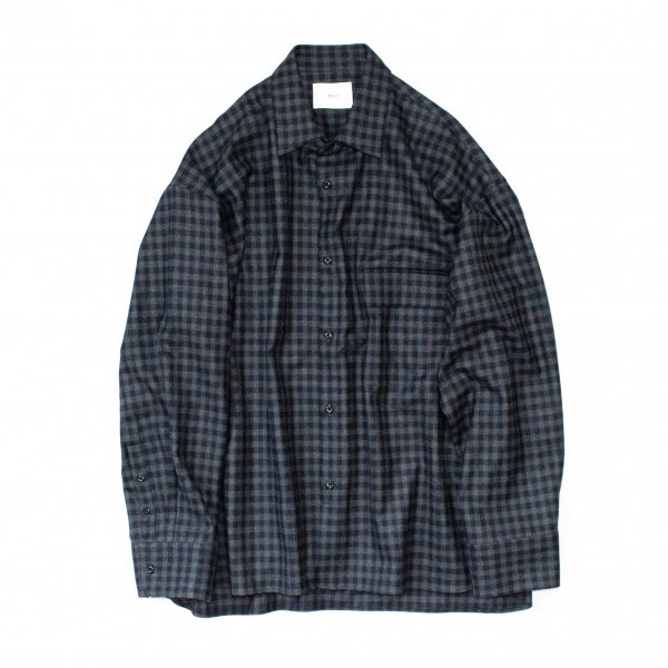 stein(シュタイン)/OVERSIZED DOWN PAT SHIRT/Gingham check 通販 取り扱い-CONCRETE RIVER