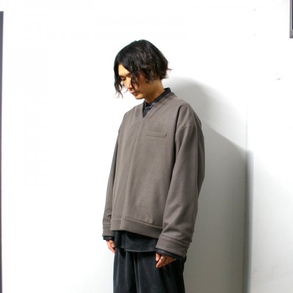 stein(シュタイン)/OVERSIZED V NECK PULLOVER/G.Taupe 通販 取り扱い