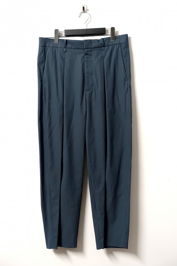 URU(ウル)/INVERTED PLEATS PANTS/S.Green 通販 取り扱い-CONCRETE RIVER