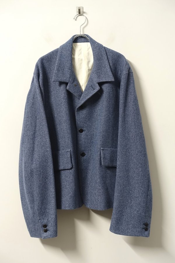 URU(ウル)/4 BUTTON JACKET/Indigo 通販 取り扱い-CONCRETE RIVER