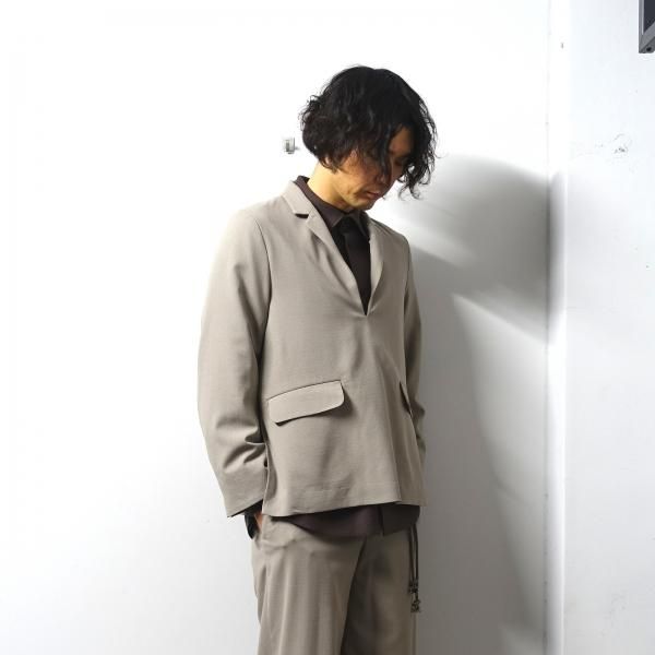 ETHOSENS(エトセンス)/Pullover jacket/Greige 通販 取り扱い-CONCRETE RIVER