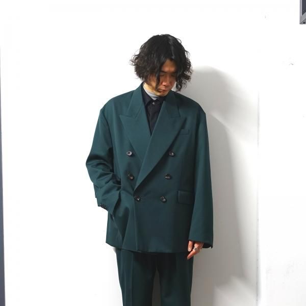 stein(シュタイン)/OVERSIZED DOUBLE BREASTED PEAKED JACKET/Green ...