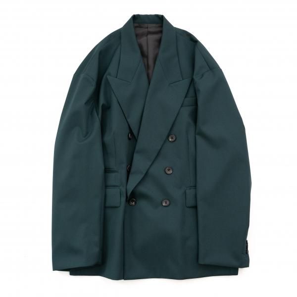 stein(シュタイン)/OVERSIZED DOUBLE BREASTED PEAKED JACKET/Green 通販 取り扱い-CONCRETE  RIVER