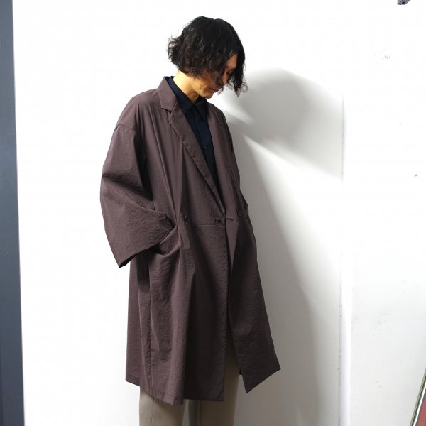 ETHOSENS(エトセンス)/Paper like coat/Bordeaux 通販 取り扱い