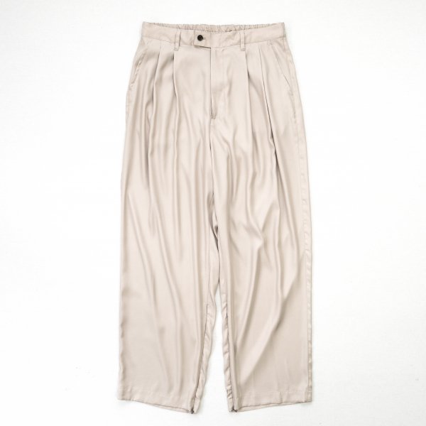 stein(シュタイン)/CUPRO WIDE TROUSERS/Beige 通販 取り扱い-CONCRETE