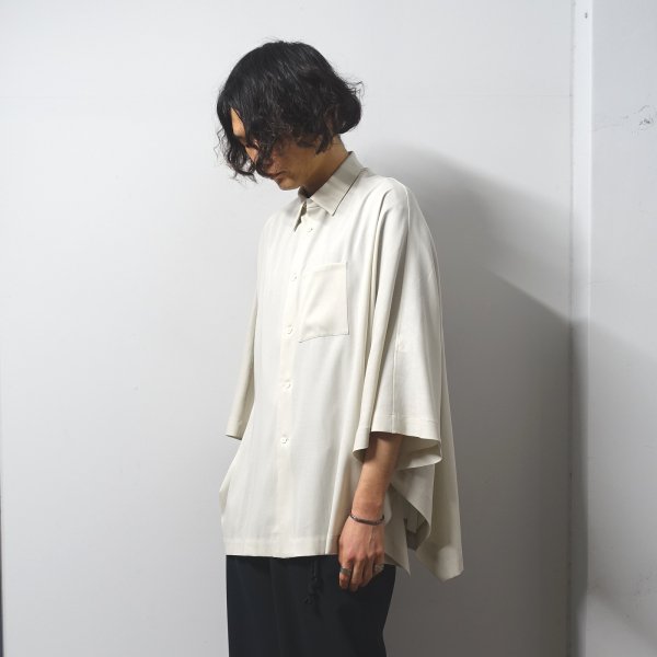 ETHOSENS(エトセンス)/Poncho shirt/Greige 通販 取り扱い-CONCRETE RIVER