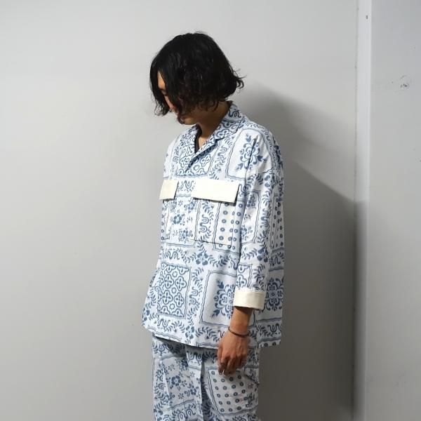 SHINYAKOZUKA(シンヤコズカ)/WORK SHIRT-ISH JACKET WITH RAYN SPOONER