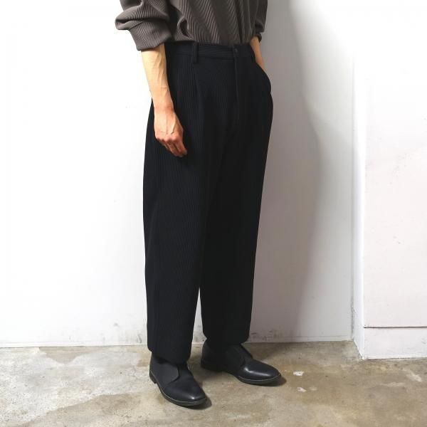 stein GRADATION PLEATS TWO TUCK TROUSERS-hybridautomotive.com