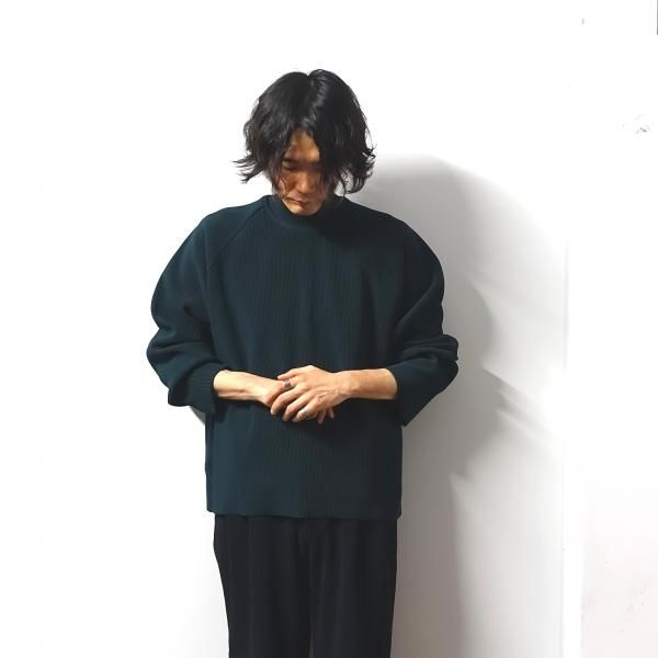 stein(シュタイン)/OVERSIZED GRADATION PLEATS LS/Green 通販 取り扱い-CONCRETE RIVER