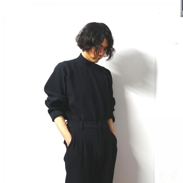 stein(シュタイン)/OVERSIZED GRADATION PLEATS LS/Black 通販 