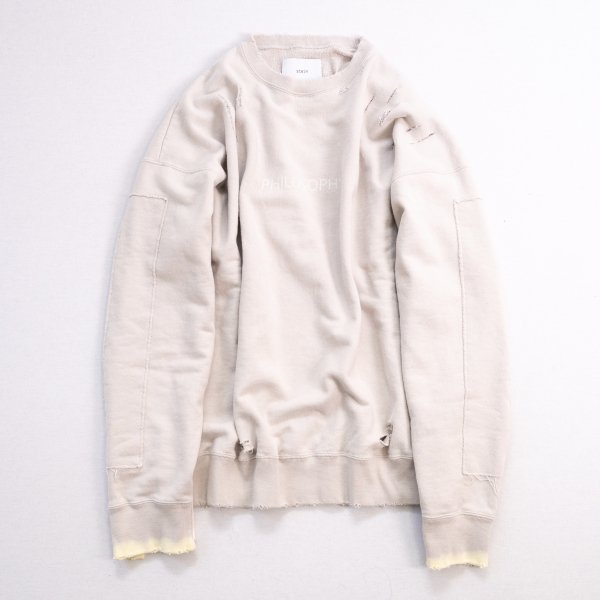 stein(シュタイン)/OVERSIZED REBUILD SWEAT LS/Greige 通販 取り扱い-CONCRETE RIVER