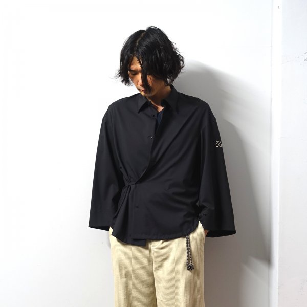 ETHOSENS(エトセンス)/Japanese shirt/Iron black 通販 取り扱い
