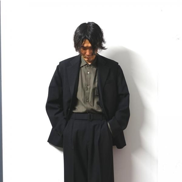 20800円 メンズstein(シュタイン)/OVERSIZED COMBINATION JACKET/Black 通販 取り扱い ...