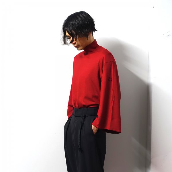 ETHOSENS(エトセンス)/Japanese knit/Red