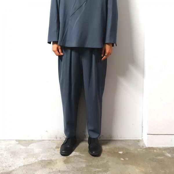 ETHOSENS(エトセンス)/Squeeze slacks/Blue gray 通販 取り扱い