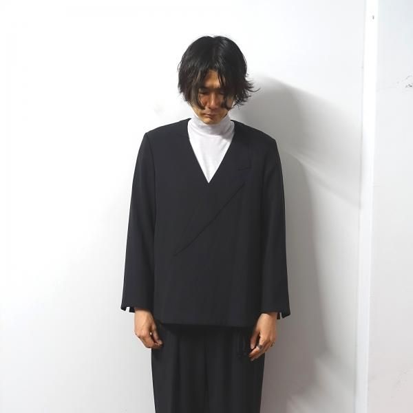 ETHOSENS(エトセンス)/Pullover jacket/Iron black　通販 取り扱い-CONCRETE RIVER