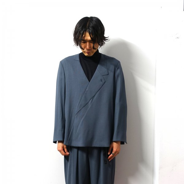 ETHOSENS(エトセンス)/Pullover jacket/Blue gray