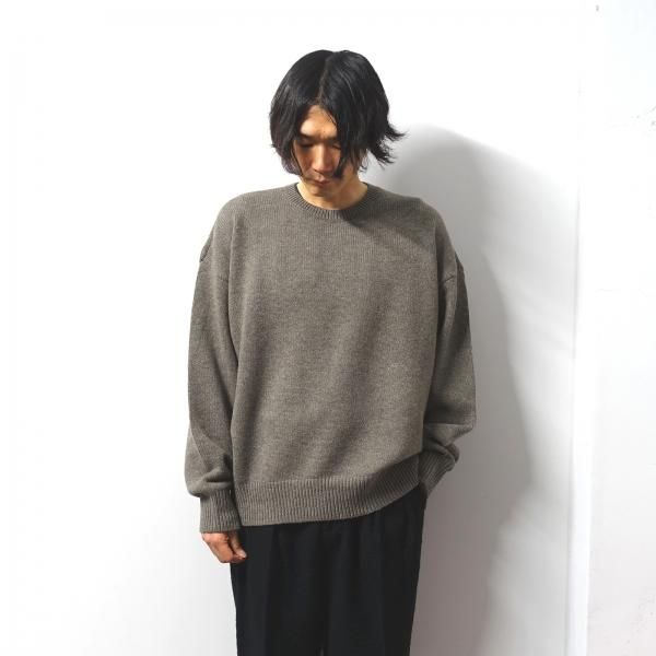 stein(シュタイン)/EX FINE LAMBS CREW NECK KNIT LS/Mocha 通販 ...