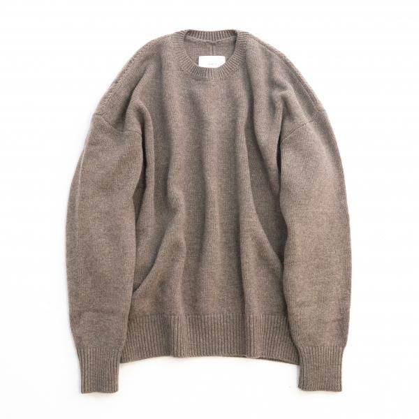 stein(シュタイン)/EX FINE LAMBS CREW NECK KNIT LS/Mocha 通販