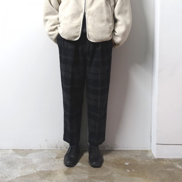 stein(シュタイン)/IN TUCK BLANKET TROUSERS/Shadow check 通販 