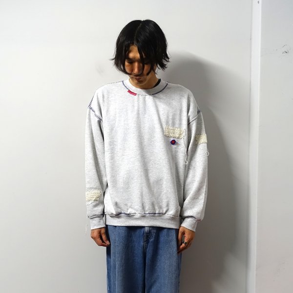 URU(ウル)/CREW NECK SWEAT/H.Gray 通販 取り扱い-CONCRETE RIVER